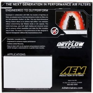 Dodge Ram 3500 Direct Fit Air Filter - AEM Induction - DryFlow - 2010